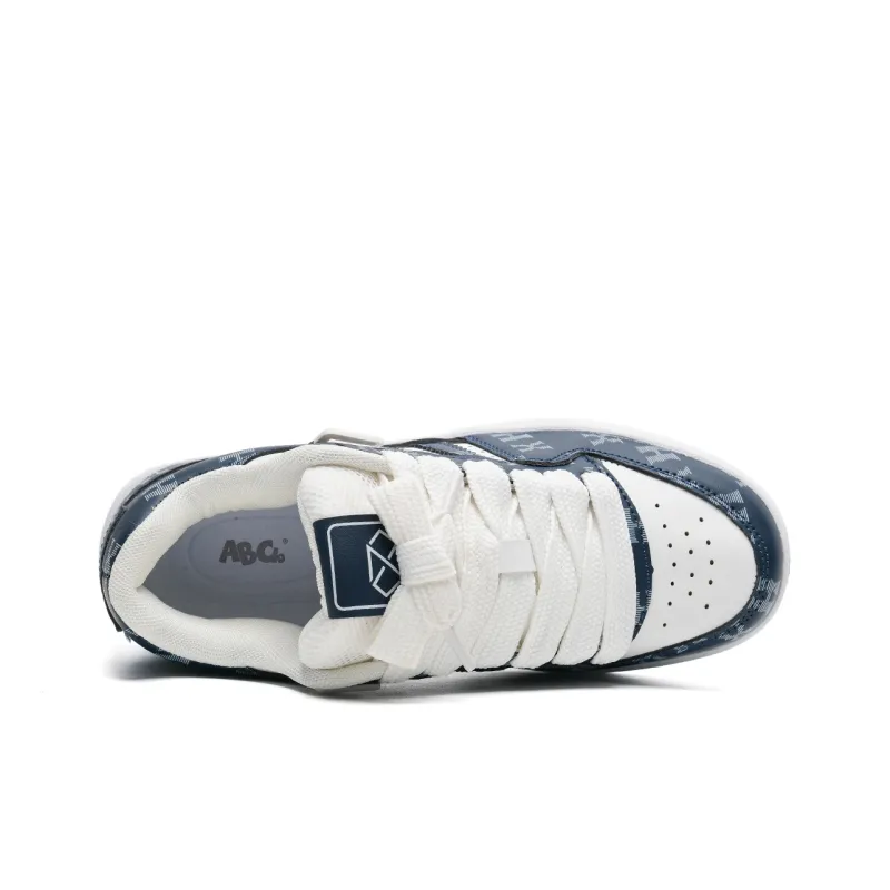 ABCIO Water-Resistant Cushioning Lightweight Height Increasing Low-Top Skateboard Shoes Unisex Khaki White Box Included-13