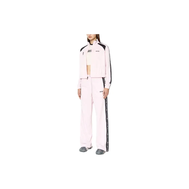 DIESEL Knitted Sweatpants Women's Pink-3
