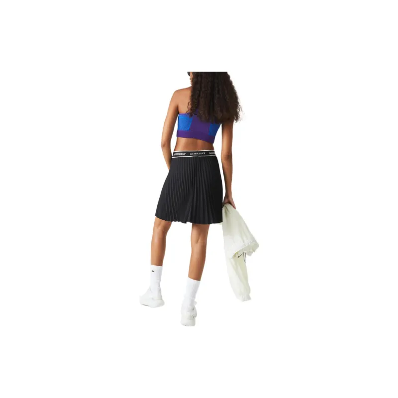 LACOSTE Casual Short Skirts Women's Black-2