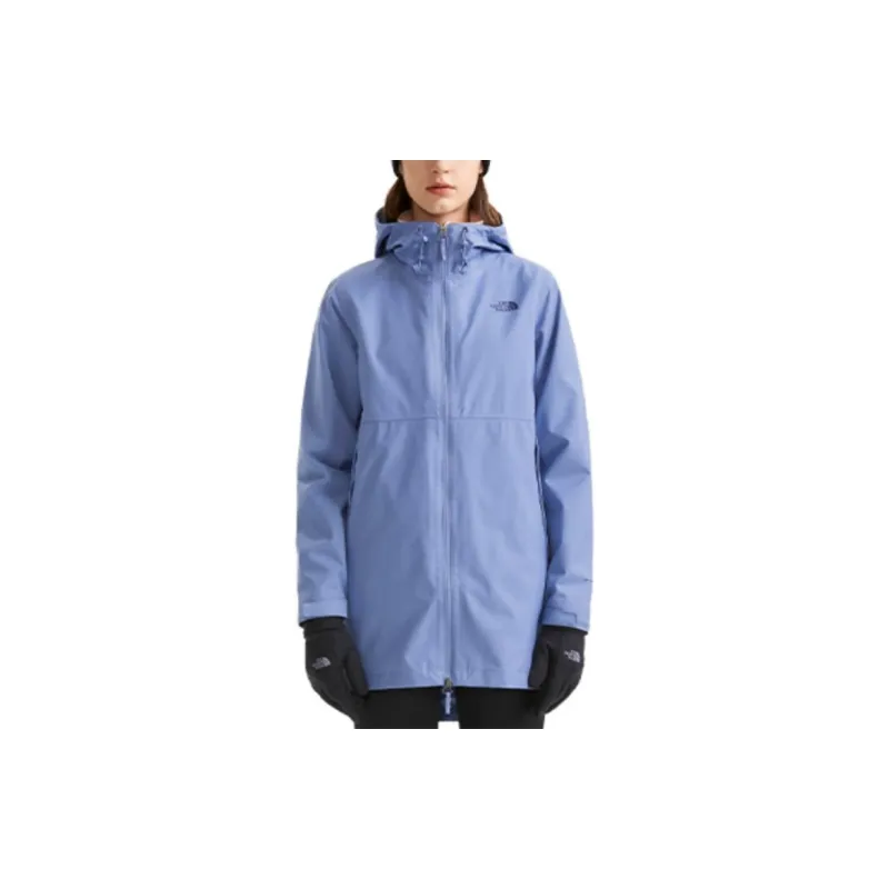 THE NORTH FACE Waterproof, Windproof, And Breathable Windbreaker Jacket Women's Blue-4