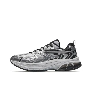 Anta OG2000 Anti Slip Wear Resistant Low Top Running Shoes Men's Silver Gray Black