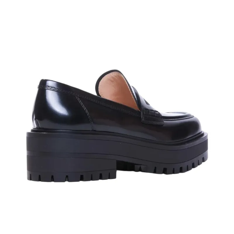 GIANVITO ROSSI Loafers 5cm Women's Black-3