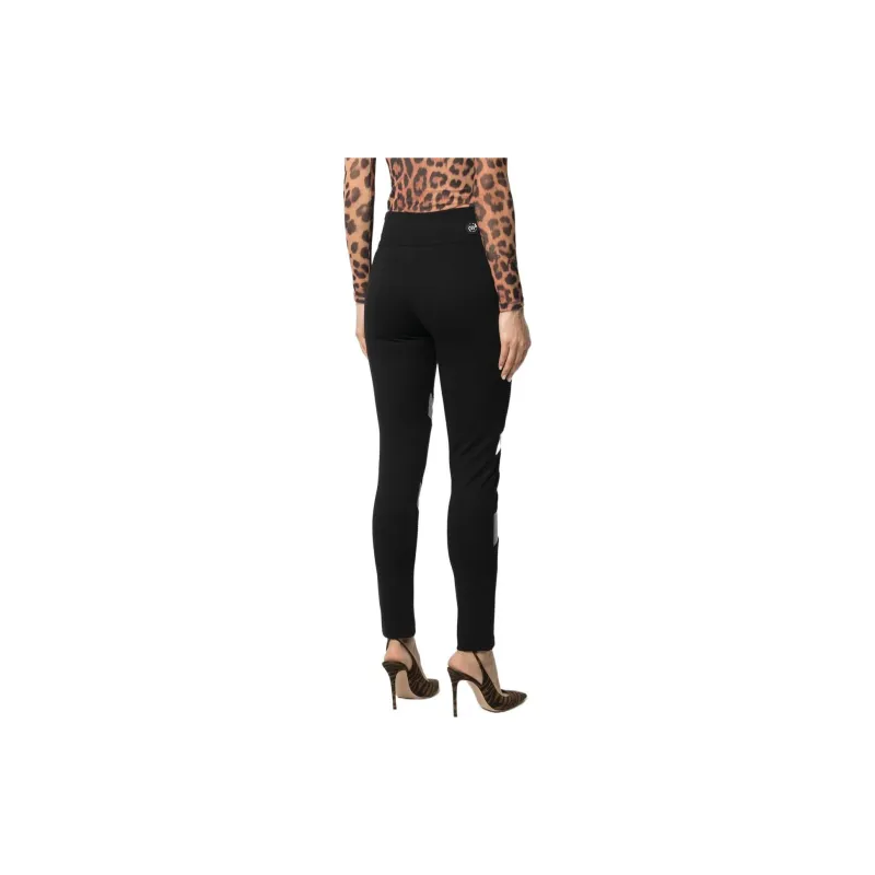 PHILIPP PLEIN Iconic Biker Jogging Leggings-3