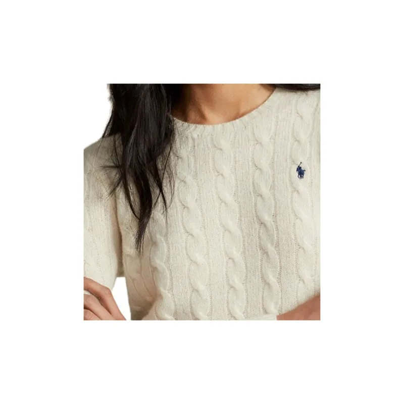 Polo Ralph Lauren Pony Embroidered Cable Knit Jumper-4