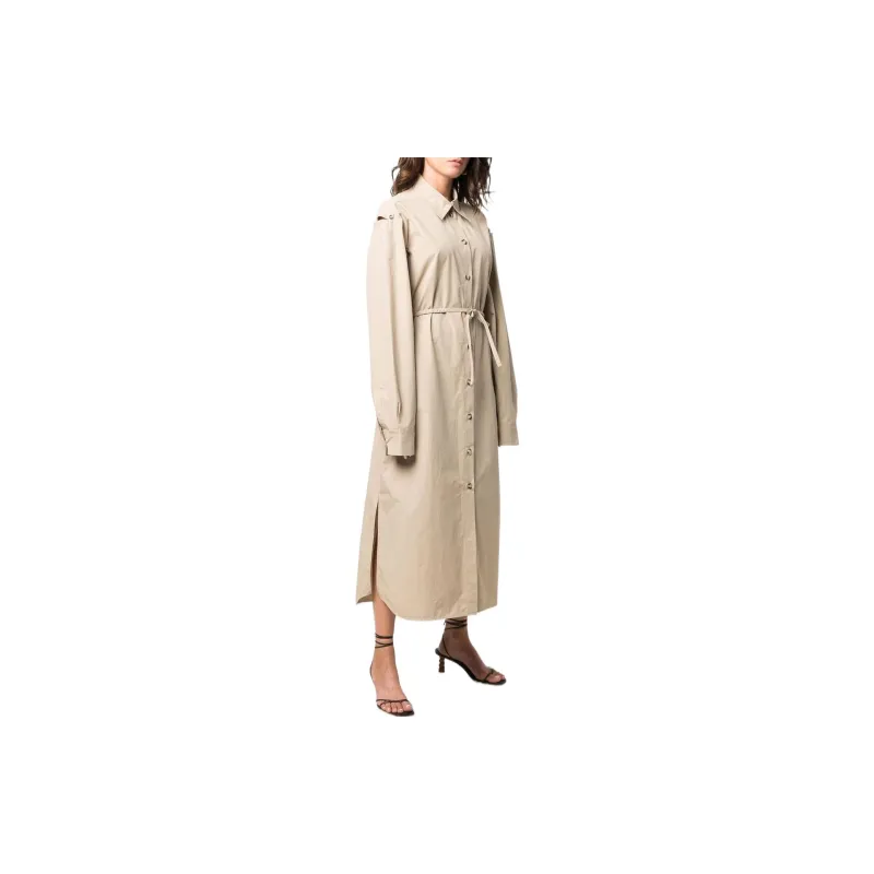 NANUSHKA Belted Button down Shirt Dress-3