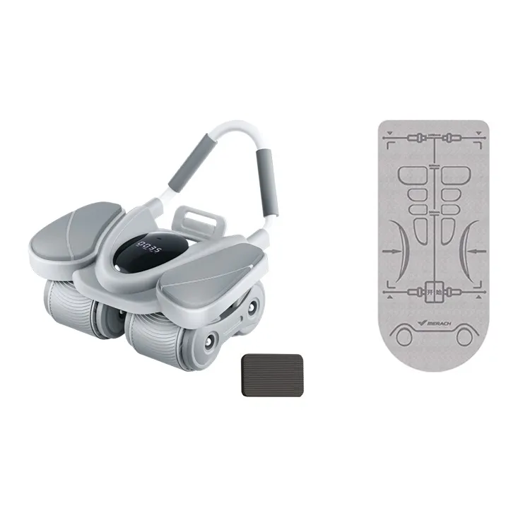 MERACH Abdominal Rollers Elbow Support Gray Set Unisex-8
