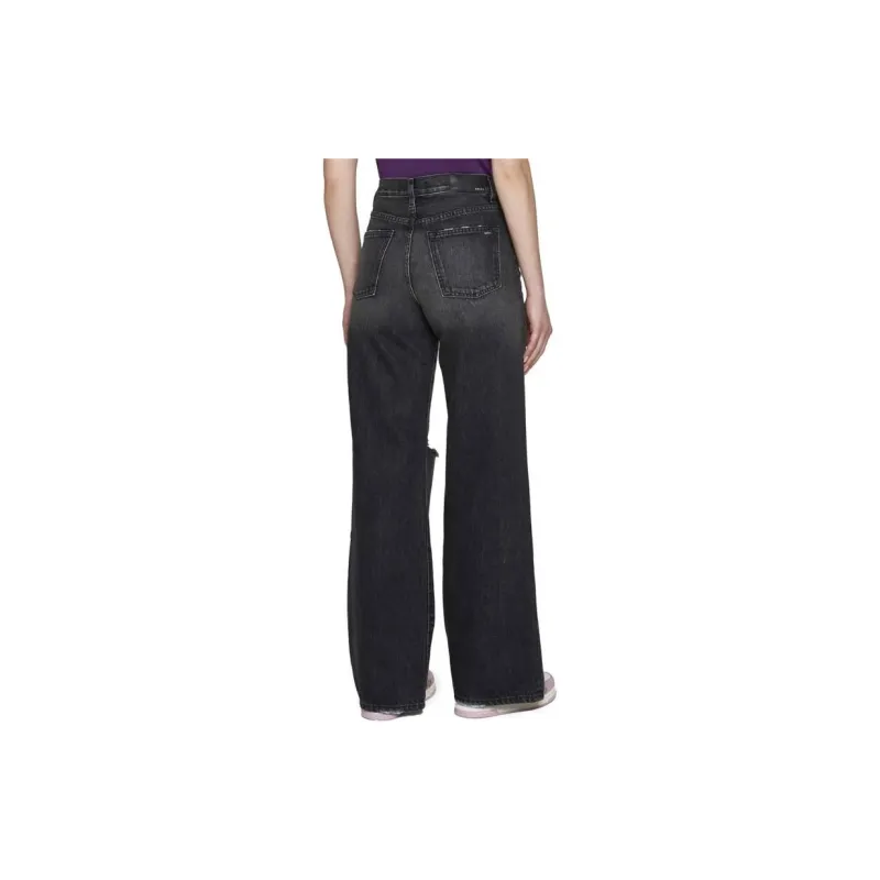AMIRI High Rise Wide Leg 'Black'-3