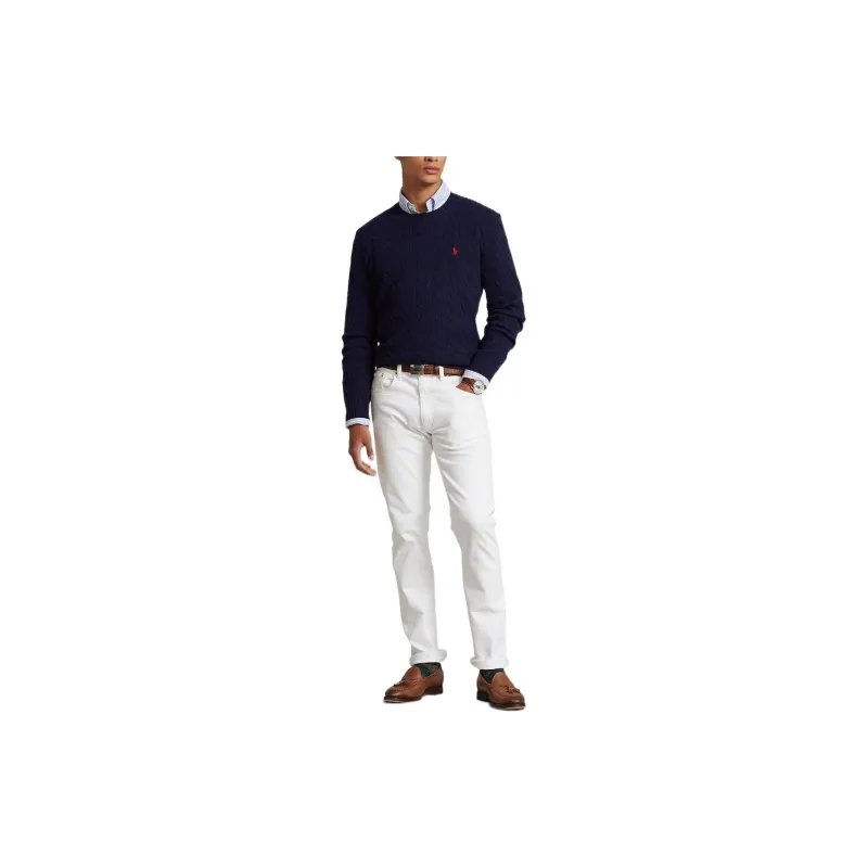 Polo Ralph Lauren Pony Embroidered Cable Knit Jumper-2
