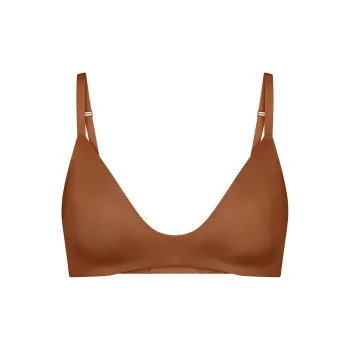 SKIMS WIRELESS FORM T-SHIRT DEMI BRA Bra Women's 1 Pack BRONZE/Bronze