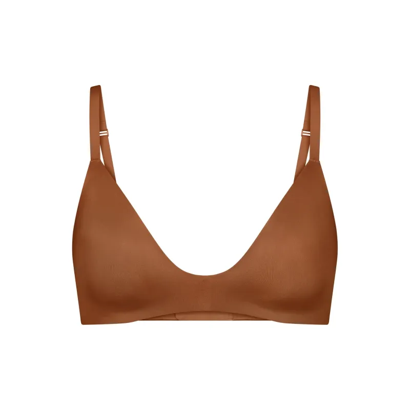 SKIMS WIRELESS FORM T-SHIRT DEMI BRA Bra Women's 1 Pack BRONZE/Bronze-0