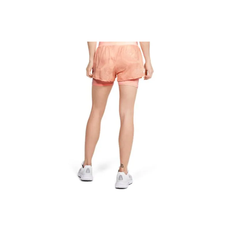 Under Armour SpeedPocket Casual Shorts Women's Peach Pink-3