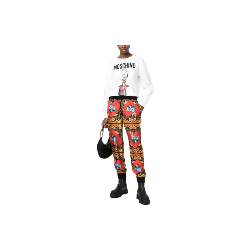 MOSCHINO Bugs Bunny Printed Crewneck Sweatshirt-1