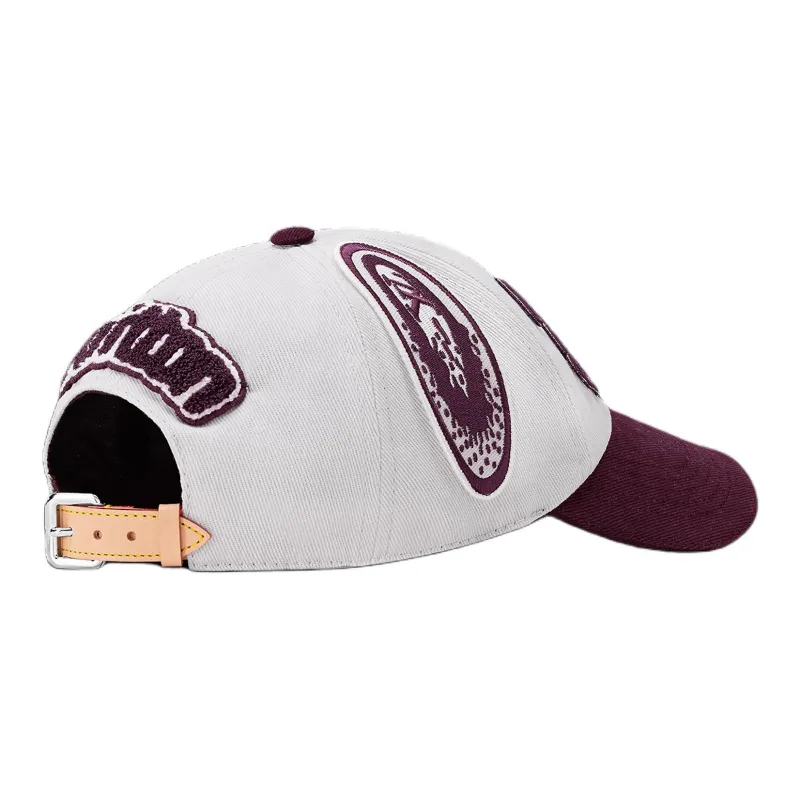 LOUIS VUITTON Cotton Baseball Caps Men's Red-1