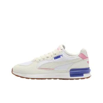 PUMA Graviton Anti Slip Wear Resistant Low Top Casual Shoes Women's White