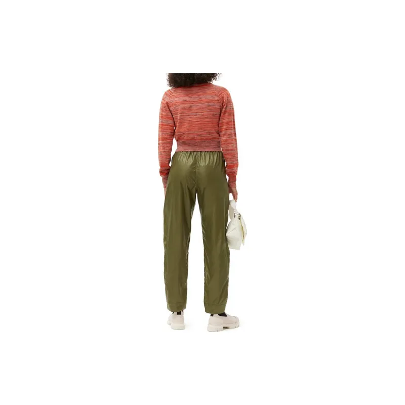 GANNI Mouline Logo Embroidered Buttoned Cardigan-2