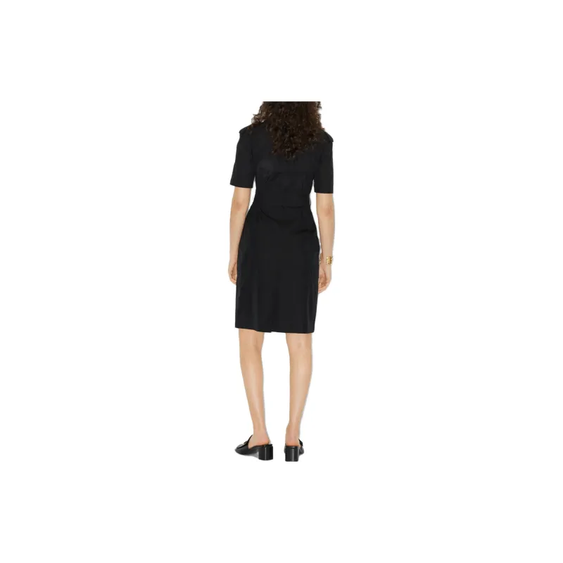Burberry Short sleeved Belted Trenchcoat Dress-2