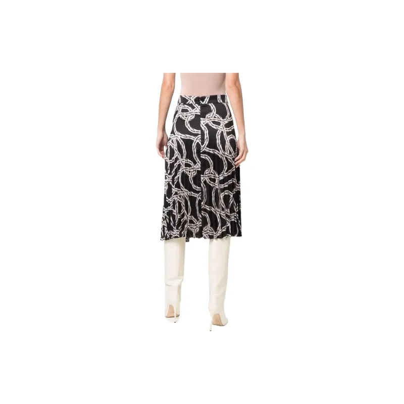 Vetements Casual Long Skirts Women's Black-2