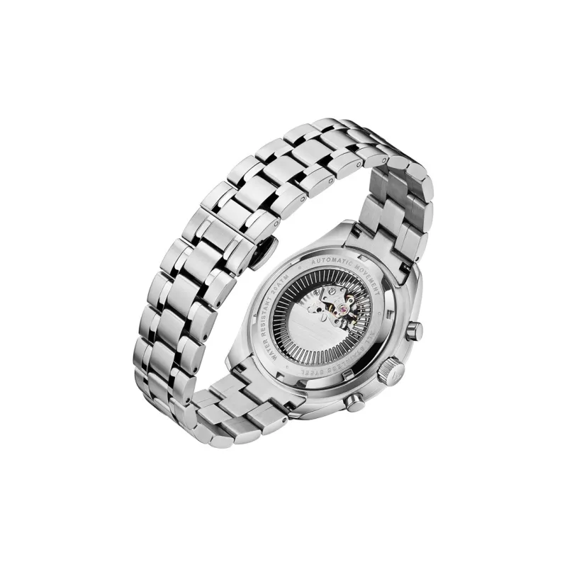 Welly Merck Automatic Mechanical Movement Watch Men's Watches Black Dial-6