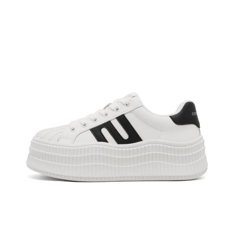 BELLE Anti Slip And Wear Resistant Lightweight Height Increasing Low Top Skateboard Shoes Women's-10