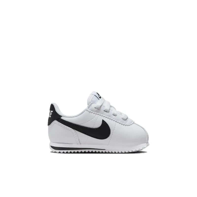 Nike Abrasion Resistant Low Top Toddler Shoes White Black Infant And Toddler-1