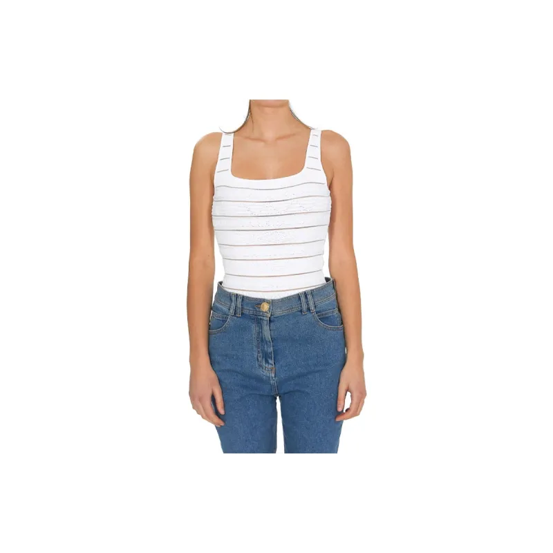 BALMAIN Bodysuits Women's White-4