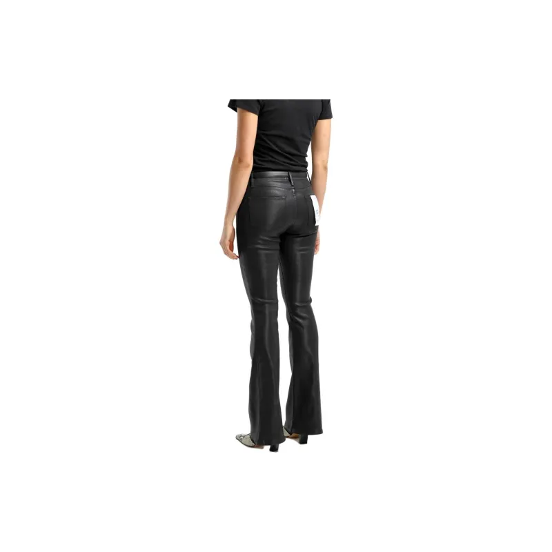 FRAME Le Crop Button up Flared Jeans-2