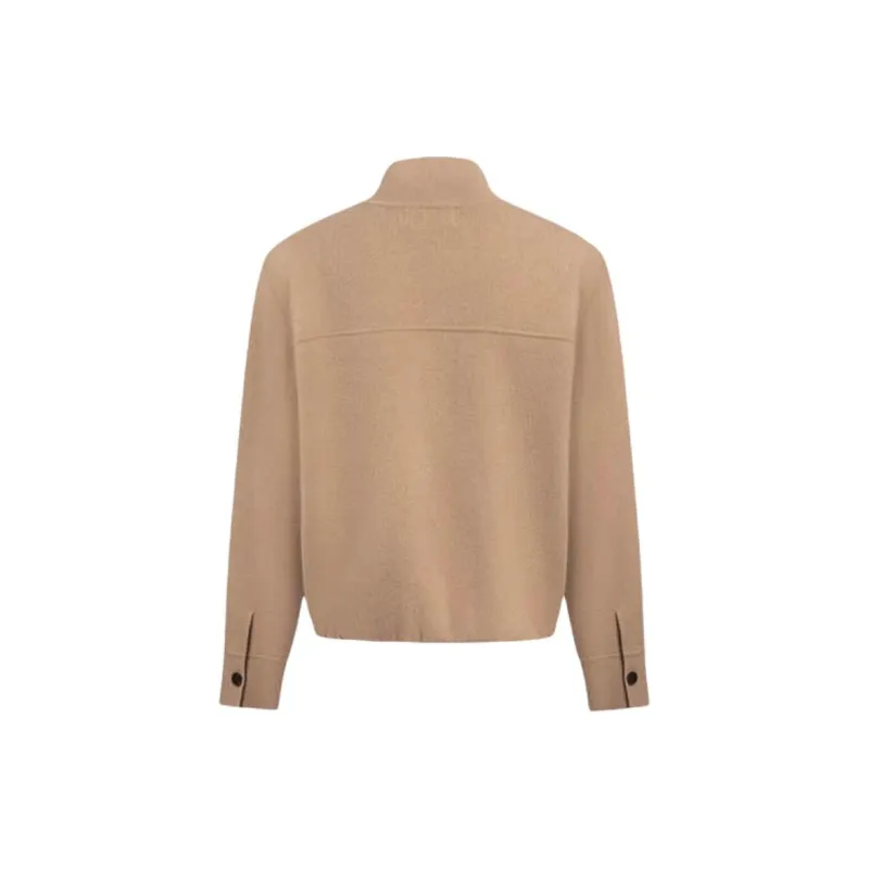 Hush Puppies Cardigan Women's Coffee Camel-1