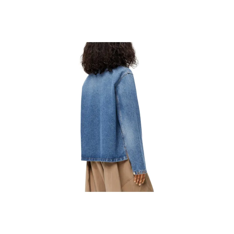 LOEWE FW21 Denim Jacket Women's Blue-3