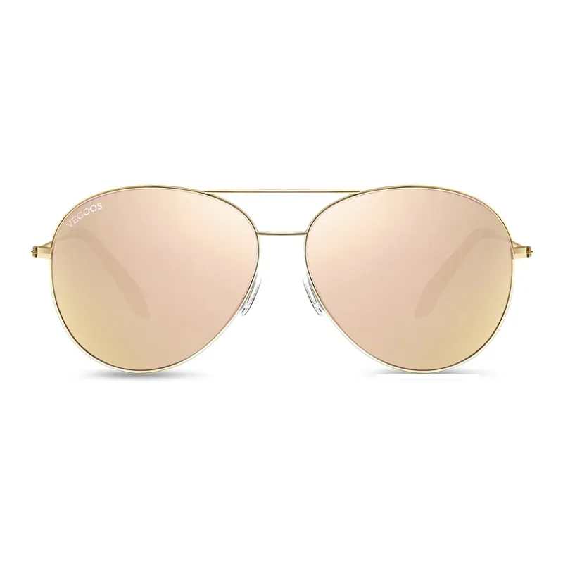 VEGOOS Metal Aviator Sunglasses Women's-1