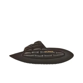 BALMAIN B IT Mules Quilted Black