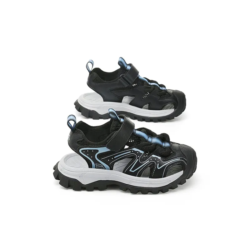 Jeep Anti Slip Wear Resistant Children's Sandals Black Blue Kids'-4