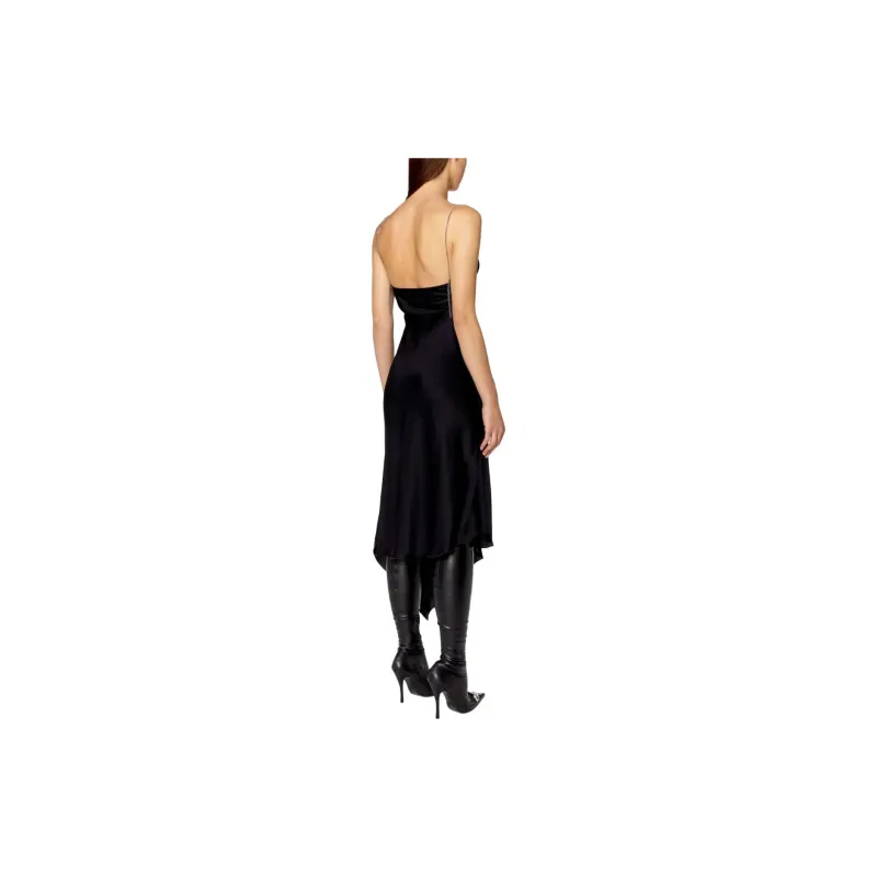 DIESEL D-Mint Satin Slip Dress-2