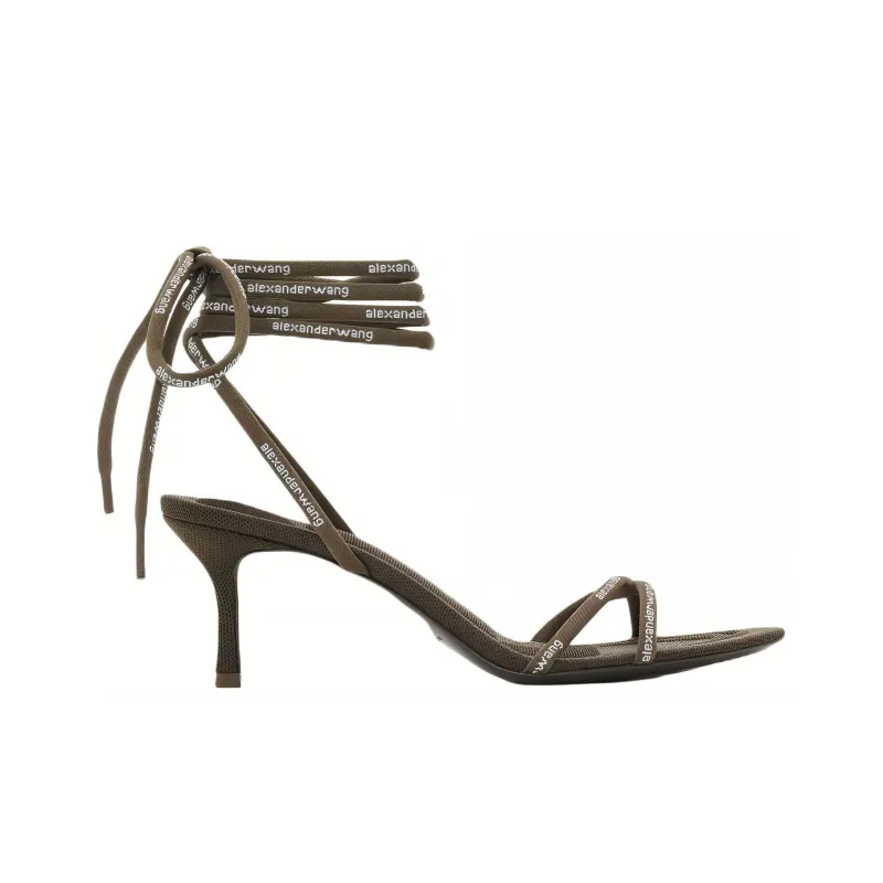 Alexander Wang Heli Strap Sandals 6.5cm Women's Army Green-1