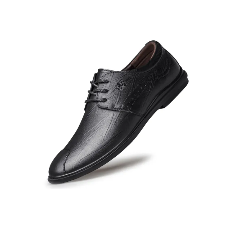Mulinsen Men's Casual Shoes Men Low Top Black/Light Brown/Dark Brown/Khaki-1