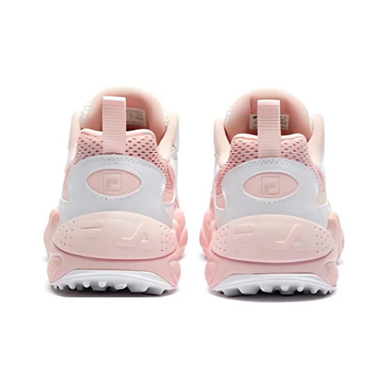 FILA KIDS BOA Anti Slip Wear Resistant Low Top Kids' Running Shoes Pink Teenagers-3