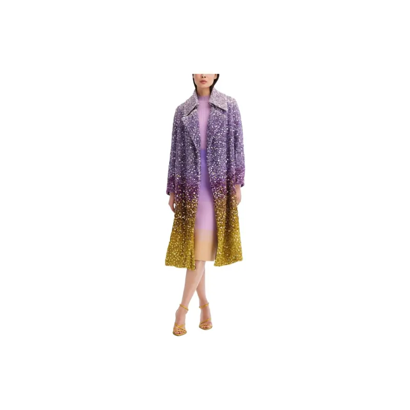 OSCAR DE LA RENTA Coats Women's Purple-1