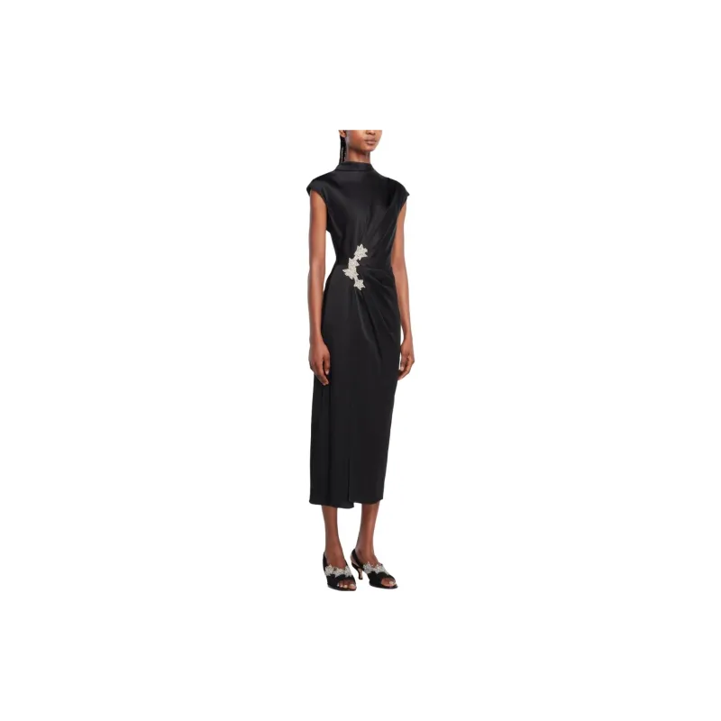Christopher Kane Sleeveless Dresses Women's Black-4