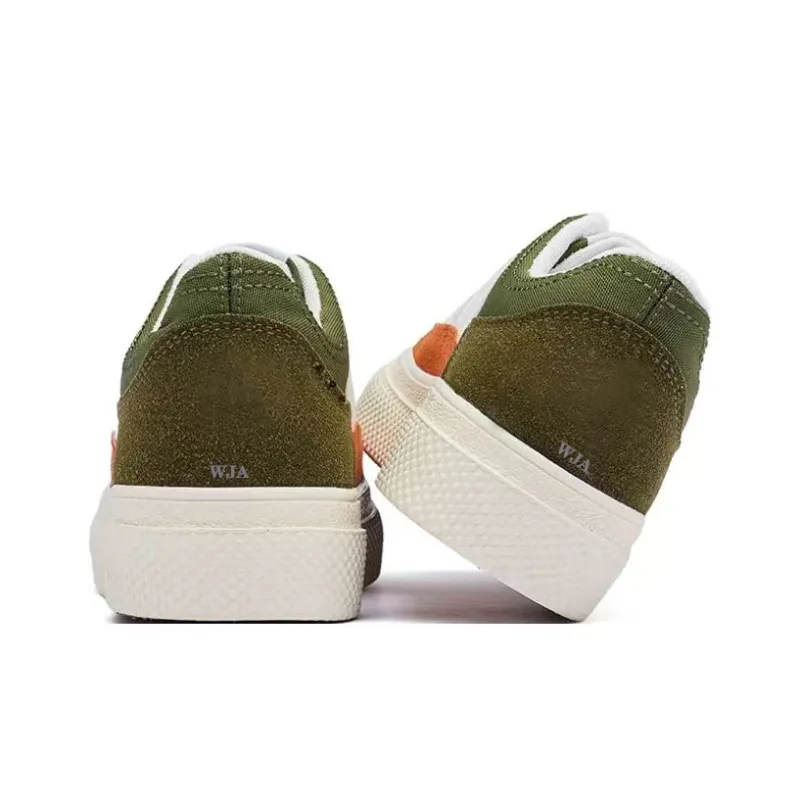 WJA Low Top Skateboard Shoes Unisex Green-1