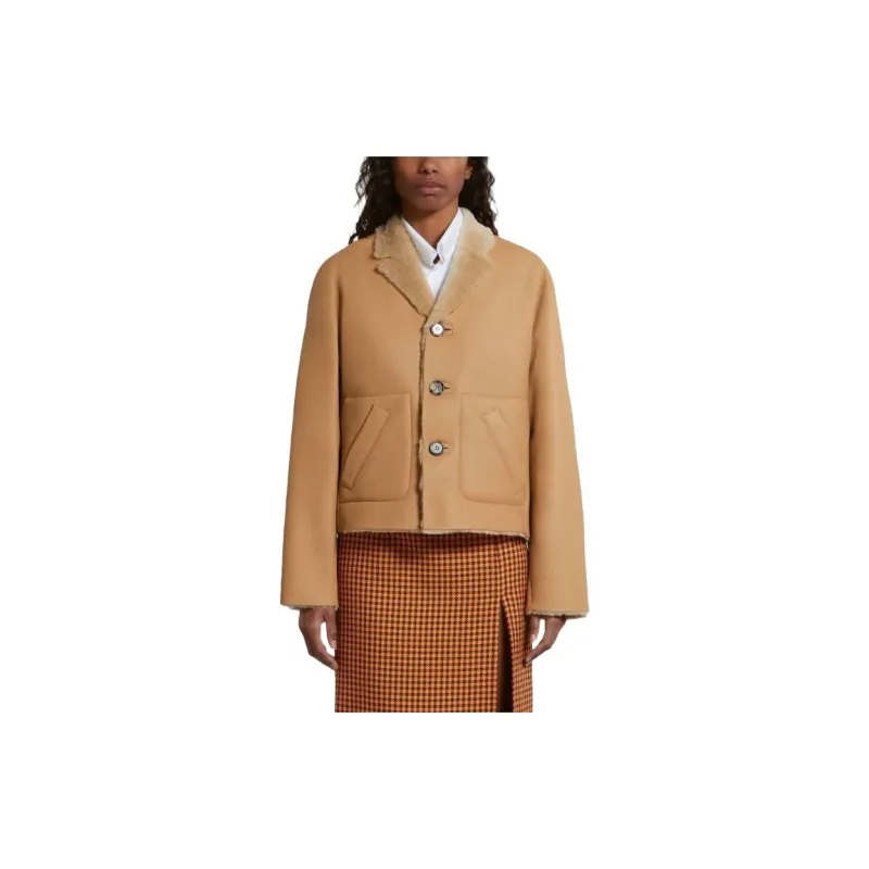 MARNI Reversible Shearling Jacket-1