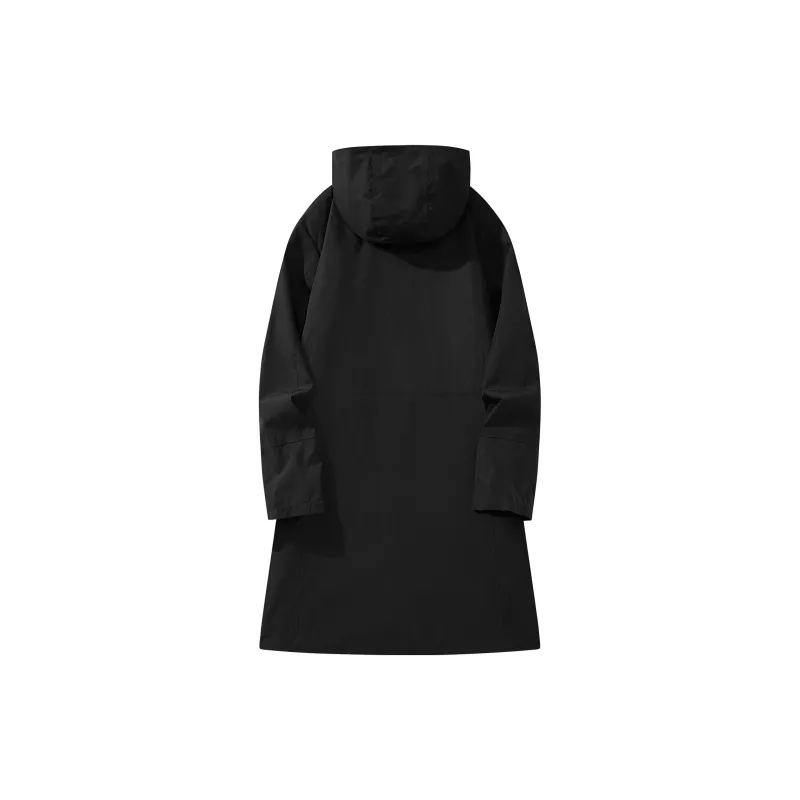 Crayon Shinchan Trench Coat Unisex Black-1