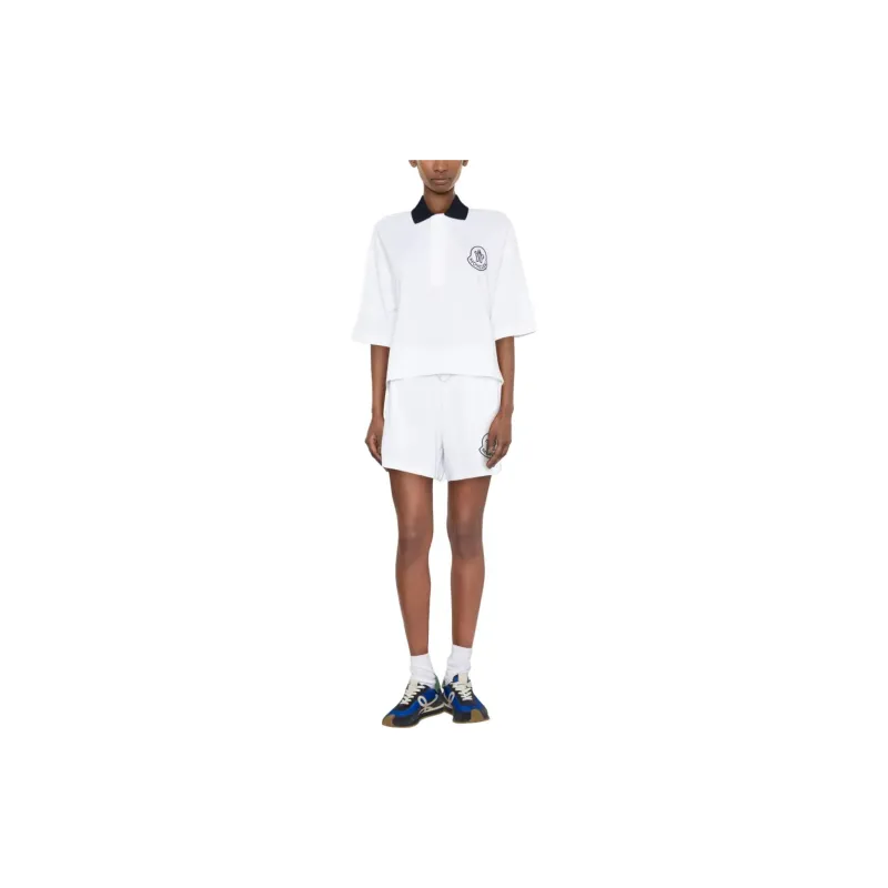 Moncler Logo Printed Drawstring Shorts-1