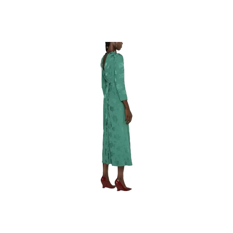 Rixo Long-Sleeved Dresses Women's Green-1