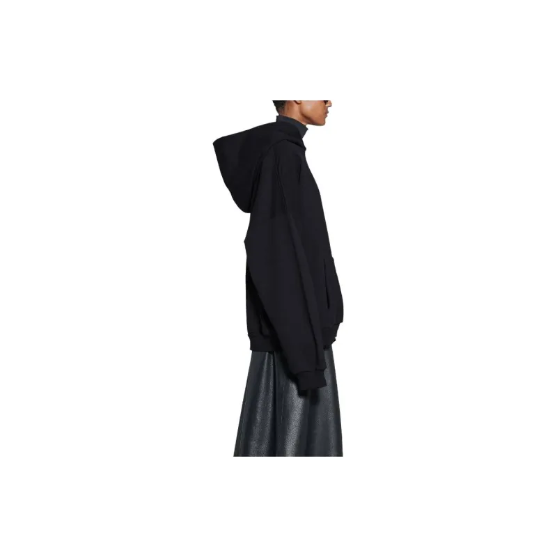 Balenciaga Logo Printed Long Sleeved Hoodie-4