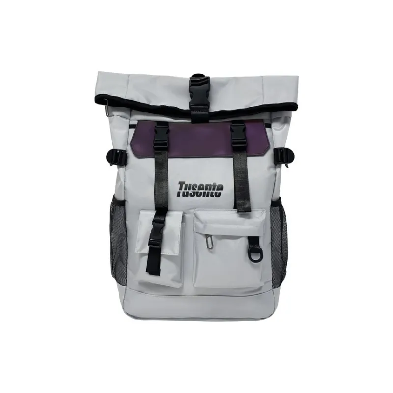 GEERDUN Oxford Backpack Unisex Black/Red/Dark Gray/Light Gray-7