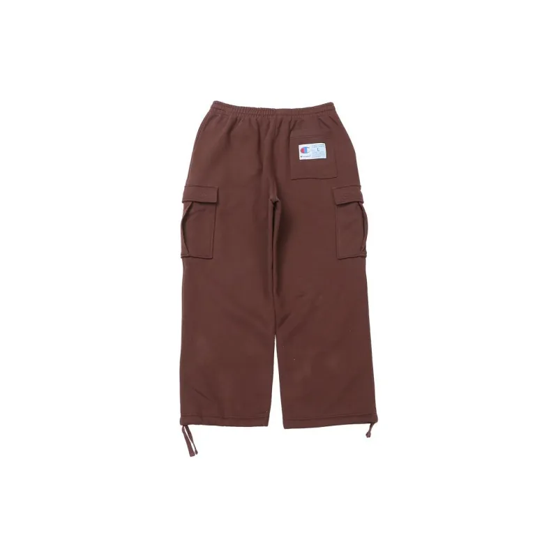 Champion FW24 Knitted Sports Pants Unisex Dark Brown-1