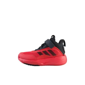 Adidas OWN THE GAME 3 Anti-Slip And Wear-Resistant Support Mid-Top Children's Basketball Shoes Red Black Kids'