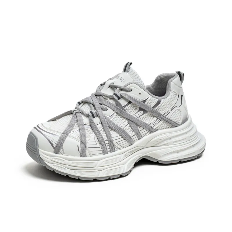 GNVA Slip-Resistant Low-Top Chunky Sneakers Unisex Box Included-5
