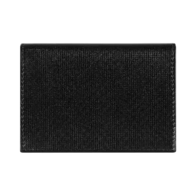 Givenchy 4G Calfskin Card Holder Women's Black & Burgundy-2