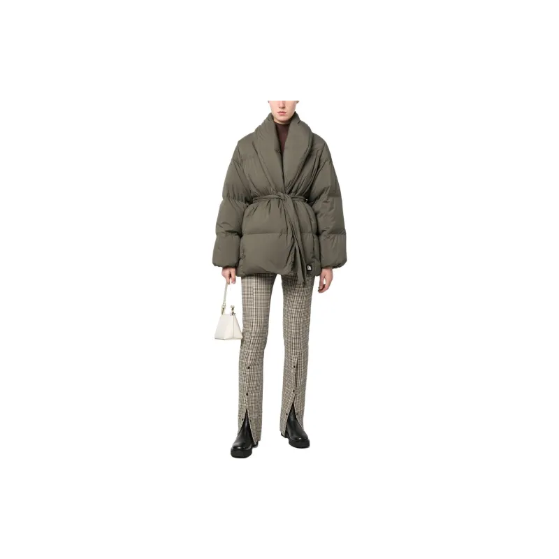 Bacon Belted Quilted Coat-9