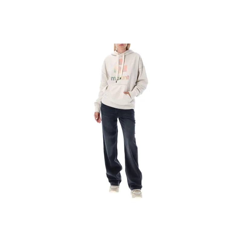 ISABEL MARANT ETOILE Mansel Logo print Hoodie-1